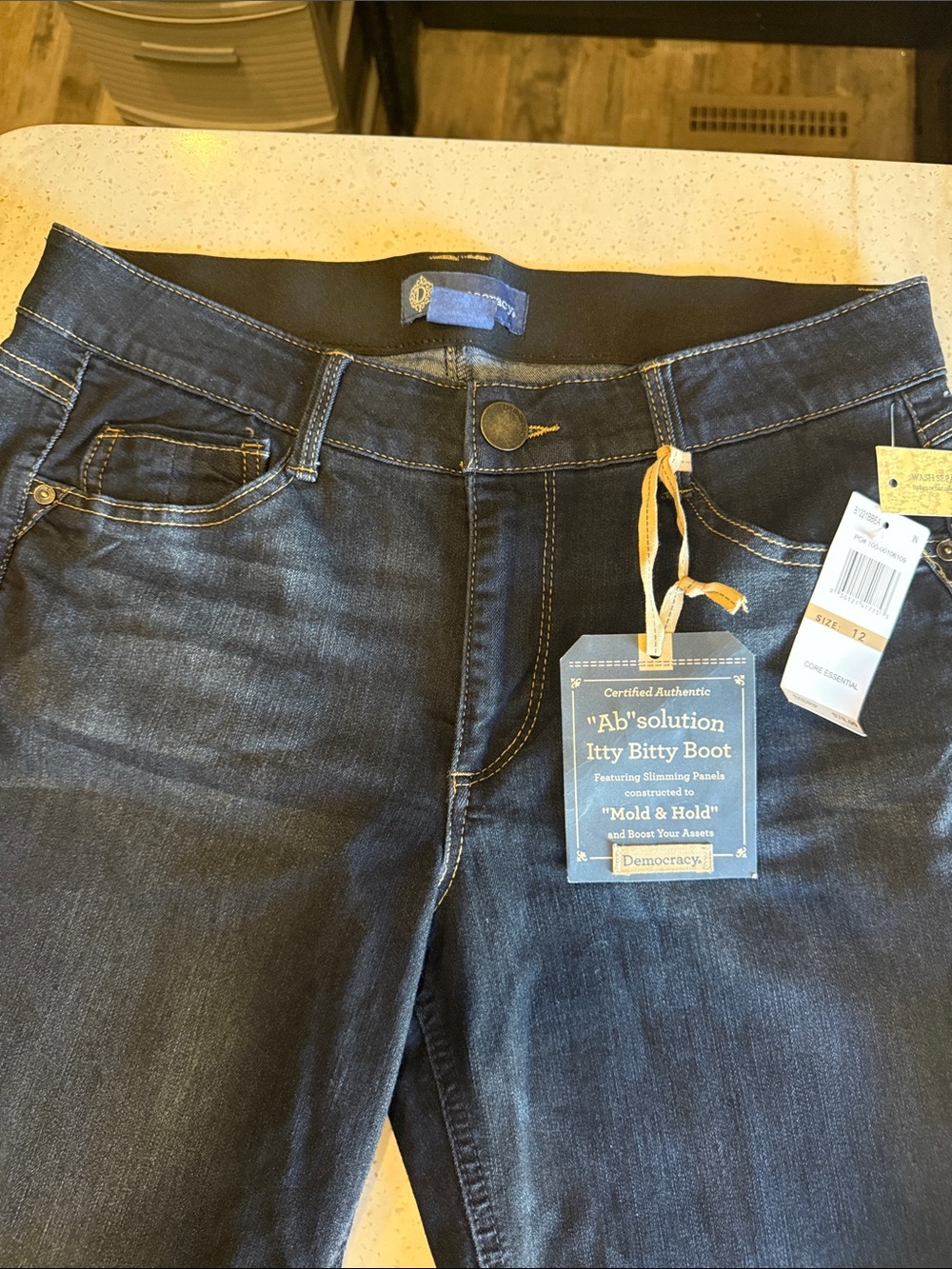 Democracy Women's Bootcut Jeans in Dark Indigo